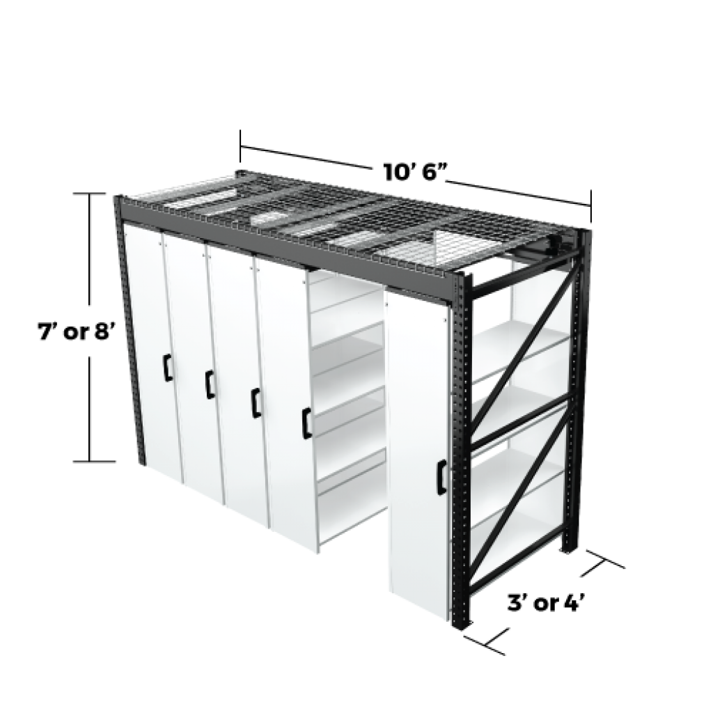 LEVPRO Rail-less Mobile System - Spacesaver Storage Solutions